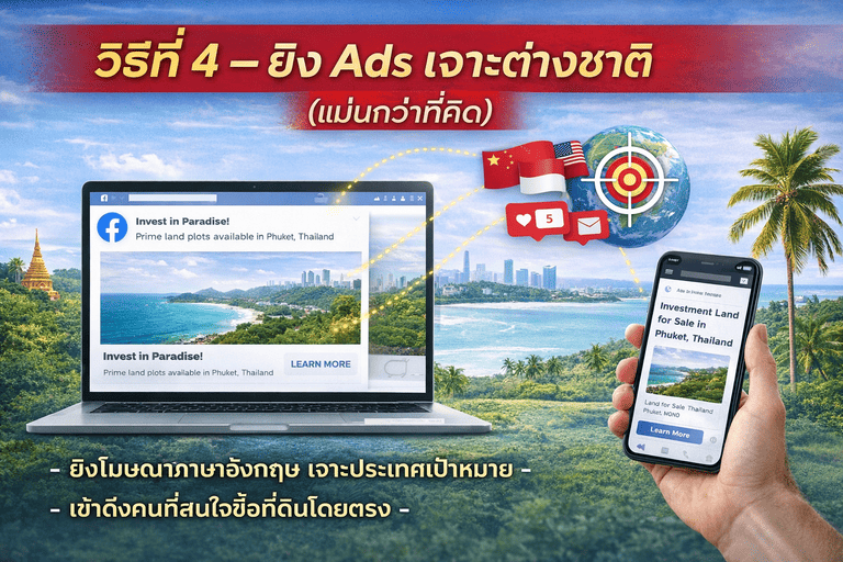 ยิงแอดขายที่ดิน